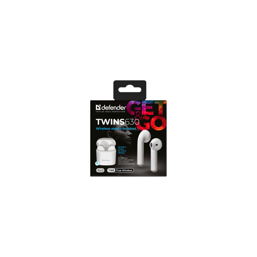 Наушники Defender Twins 903 белый (63903) Наушники Defender Twins 903 белый (63903)