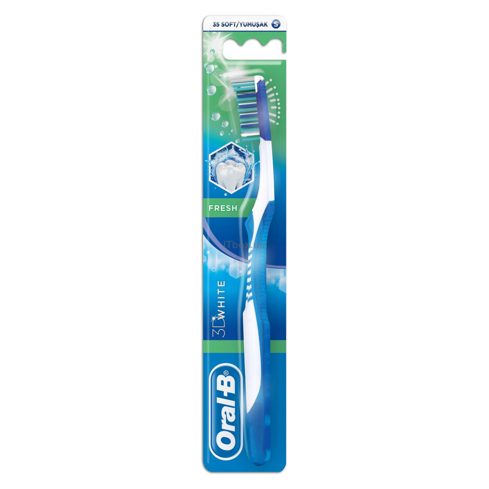 Зубная щетка Oral-B 3D White Свежесть мягкая 1 шт 3014260806200 ...