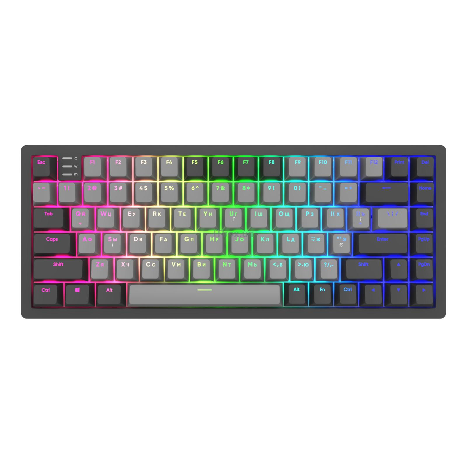 Клавіатура Dark Project KD83A PBT Mechanical Gateron Cap Teal Black DP ...