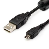 Дата кабель Atcom USB 2.0 AM to Micro 5P 1.8m Фото