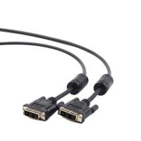 Кабель мультимедийный Cablexpert DVI to DVI 18+1pin, 1.8m Фото