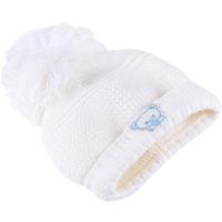 Шапка детская Luvena Fortuna теплая для девочек с помпоном Фото