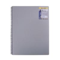 Блокнот Buromax spiral side, А6, 80sheets, CLASSIC, square, gray Фото