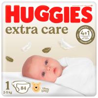 Підгузки Huggies Extra Care Розмір 1 (2-5 кг) 84 шт Фото
