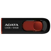USB флеш накопитель ADATA 64GB C008 Black+Red USB 2.0 Фото
