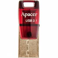 USB флеш накопичувач Apacer 32GB AH180 Red Type-C Dual USB 3.1 Фото