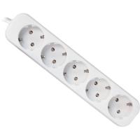 Сетевой удлинитель Defender E530 3.0 m 5 роз white Фото