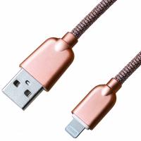 Дата кабель Grand-X USB 2.0 AM to Lightning 1.0m 1.5A Rose Gold Фото
