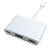 Порт-реплікатор Extradigital USB Type-C to VGA/USB 3.0/Type-C (0.15m) Фото