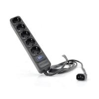 Мережевий фільтр живлення Merlion 5 розеток, 1,8 м, UPS Фото