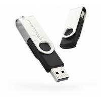 USB флеш накопичувач eXceleram 32GB P1 Series Silver/Black USB 2.0 Фото