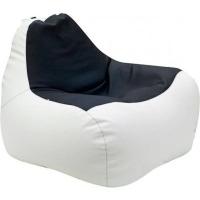 Крісло-мішок Примтекс плюс кресло-груша Simba H-2200/D-5 S White-Black Фото