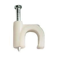 Скоба Ritar для крепления кабеля 4мм 100шт Фото