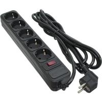 Мережевий фільтр живлення Patron 3.0 m3*1mm2 (SP-1053) 5 розеток BLACK Фото