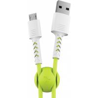 Дата кабель Pixus USB 2.0 AM to Micro 5P 1.0m Soft white/lime Фото