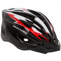 Шлем Velotrade HEL127 черно-бело-красный М Фото
