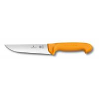 Кухонный нож Victorinox Swibo, Butcher, широкий, оранжевый, 18 см Фото