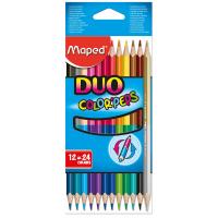 Набор для творчества Maped Color Peps Duo двосторонні 12 шт. 24 кольори Фото