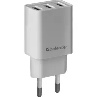 Зарядний пристрій Defender UPA-31 white, 3xUSB, 5V / 3.1A Фото