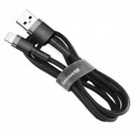 Дата кабель Baseus USB 2.0 AM to Lightning 1.0m Cafule 2.4A gray+blac Фото