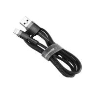 Дата кабель Baseus USB 2.0 AM to Lightning 1.0m Cafule 2.4A gray+blac Фото