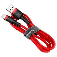 Дата кабель Baseus USB 2.0 AM to Lightning 1.0m Cafule 2.4A red+red Фото