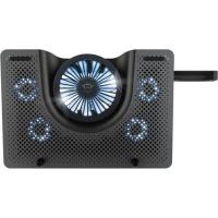 Подставка для ноутбука Trust GXT 1125 Quno (17.3") Blue LED Black Фото