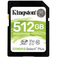Карта памяти Kingston 512GB SDXC class 10 UHS-I U3 Canvas Select Plus Фото
