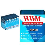 Стрічка до принтерів WWM 10мм х 10м HD л. Black*5шт Фото