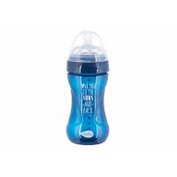 Пляшечка для годування Nuvita Mimic Cool 250 мл темно-синяя Фото