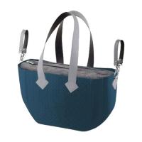 Сумка для мамы MyMia синий корпус/серый подклад Фото