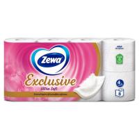 Туалетная бумага Zewa Exclusive Ultra Soft 4 слоя 8 рулонов Фото