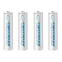 Акумулятор Esperanza AAA 1000mAh Ni-MH * 4 white Фото