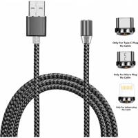 Дата кабель XoKo USB 2.0 AM to Lightning + Micro 5P + Type-C 1.2m M Фото