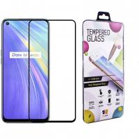 Стекло защитное Drobak Realme V5 Full Cover Full Glue (Black) (222225) Фото