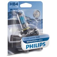 Автолампа Philips HB4 WhiteVision Ultra +60%, 4200K, 1шт/блістер Фото