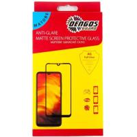 Скло захисне Dengos Full Glue Matte OPPO A12, black frame Фото