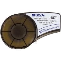 Етикетка Brady термоусадочная трубка, 1.57 - 3.81 мм, Black on Ye Фото