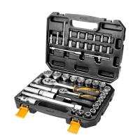 Набор инструментов Tolsen торцевых головок 1/2" та 1/4" ПРОФІ 45 ед. Фото