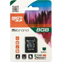Карта пам'яті Mibrand 8GB microSD class 4 Фото