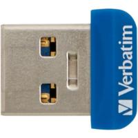 USB флеш накопитель Verbatim 16GB Store 'n' Stay NANO Blue USB 3.0 Фото