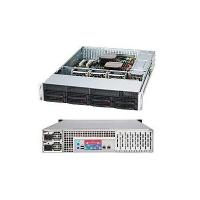 Корпус для сервера Supermicro 2U 8xHotSwap SAS/SATA, EE-ATX 800W HS RM Black Фото