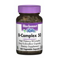 Витамин Bluebonnet Nutrition В-Комплекс 50, 100 гелевых капсул Фото