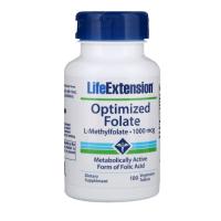 Витамин Life Extension Оптимизированный фолат, Optimized Folate, 1000 мк Фото