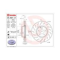 Тормозной диск Brembo 09.A621.31 Фото