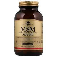 Минералы Solgar Сірка, MSM (Methylsulfonylmethane), 1000 мг, 120 Фото