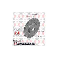 Гальмівний диск ZIMMERMANN 530.2464.52 Фото