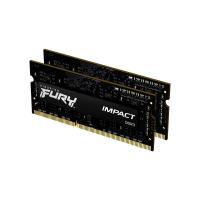 Модуль памяти для ноутбука Kingston Fury (ex.HyperX) SoDIMM DDR4 16GB (2x8GB) 2666 MHz Fury Impact Фото