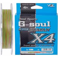 Шнур YGK Super Jig Man X4 200m Multi Color 2.0/0.242mm 30lb Фото