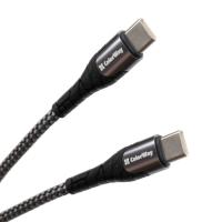Дата кабель ColorWay USB-C to USB-C 2.0m PD Fast Charging 65W 3A grey Фото